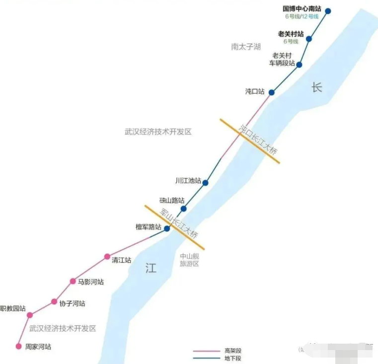 武汉地铁9号线最新线路图