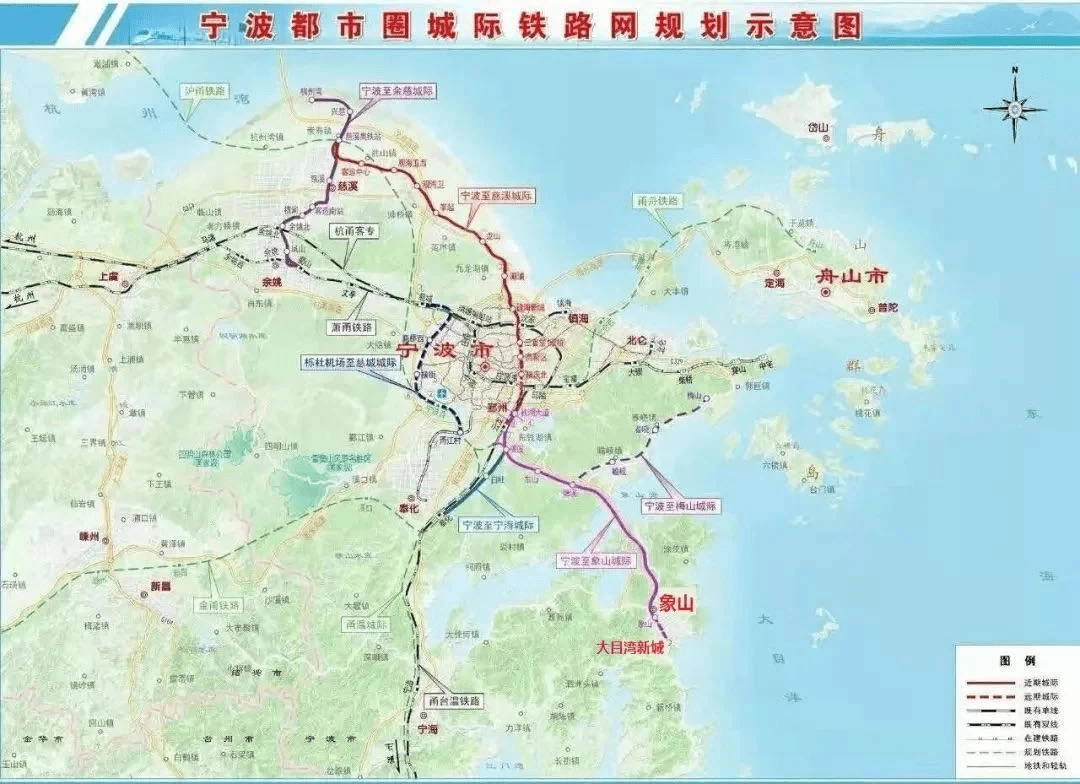 宁波北仑最新铁路规划